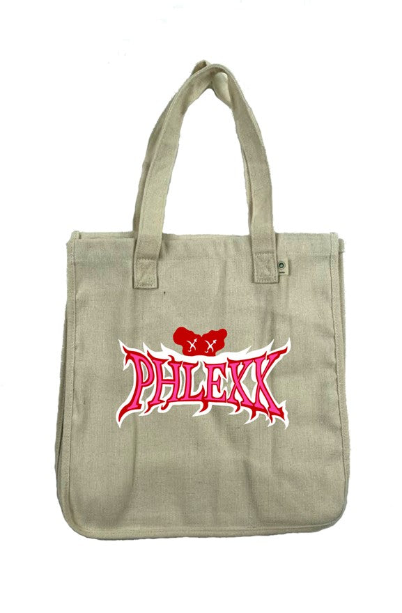 Sand "Heart Drip" Tote