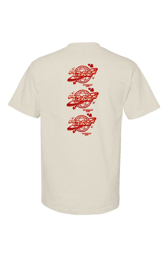 Creme “ Phlexx Love “ Tee