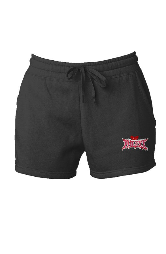 Black Ladies "Heart Drip" Shorts