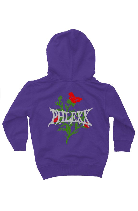 Purple "Rose" Kids Hoodie