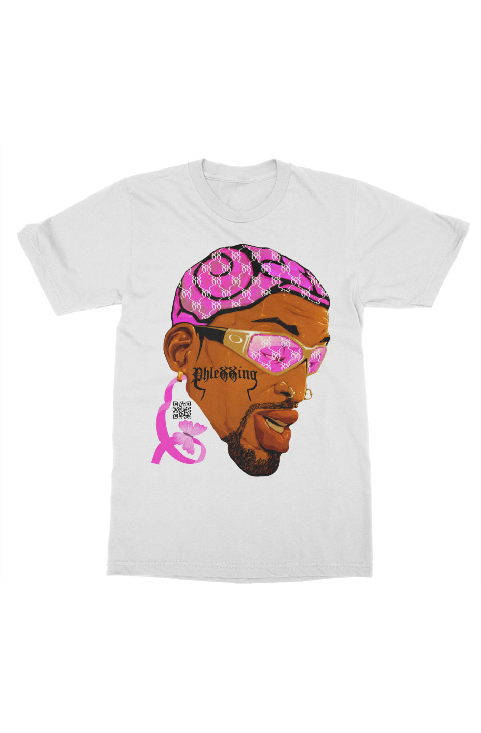 White Pink “Rodman” Tee