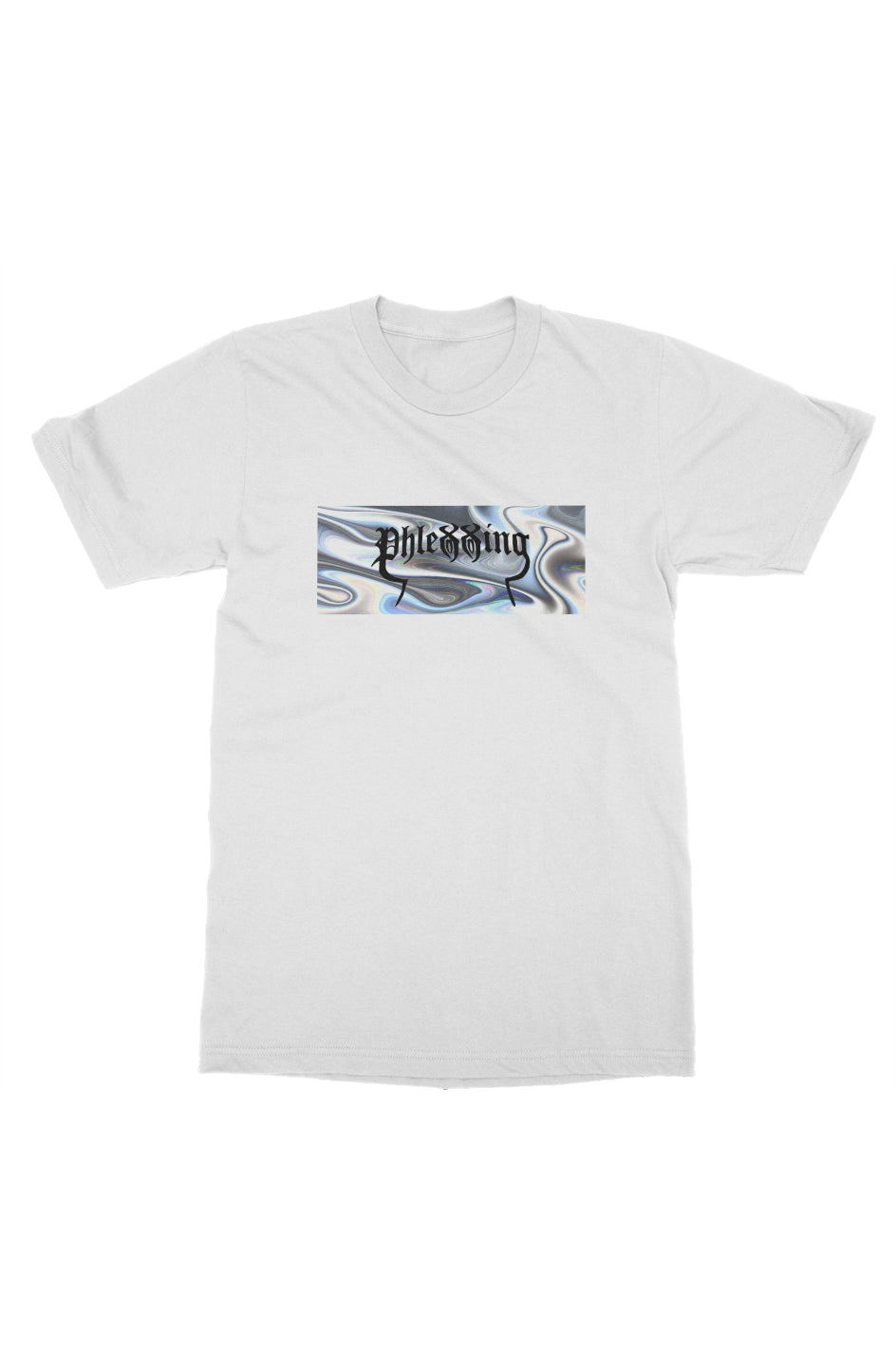 White “Trippy Swirl” Tee