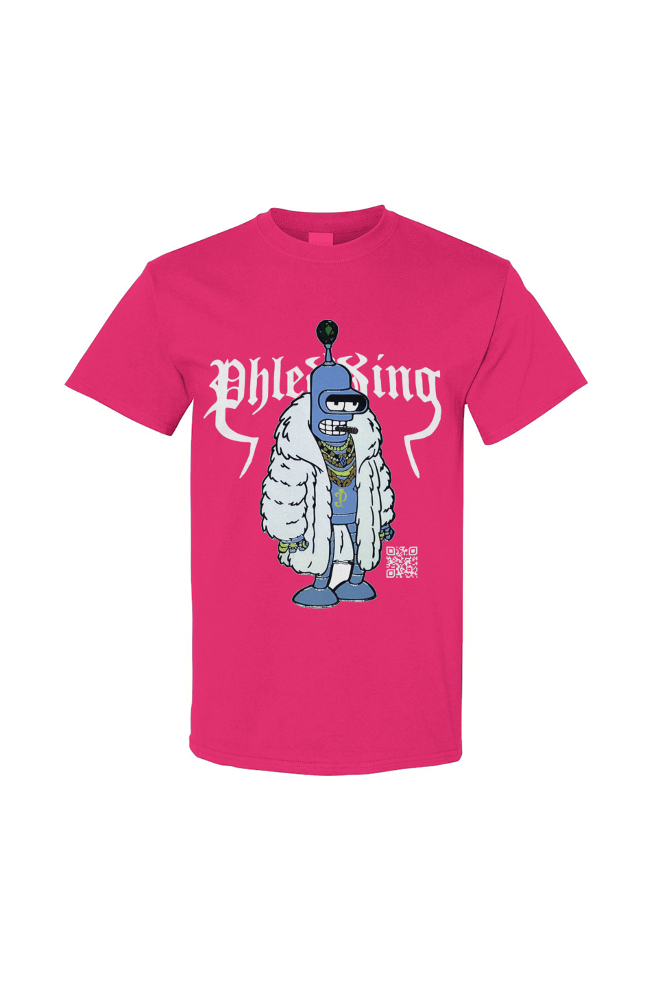 “Heliconia White Futurama Tee”
