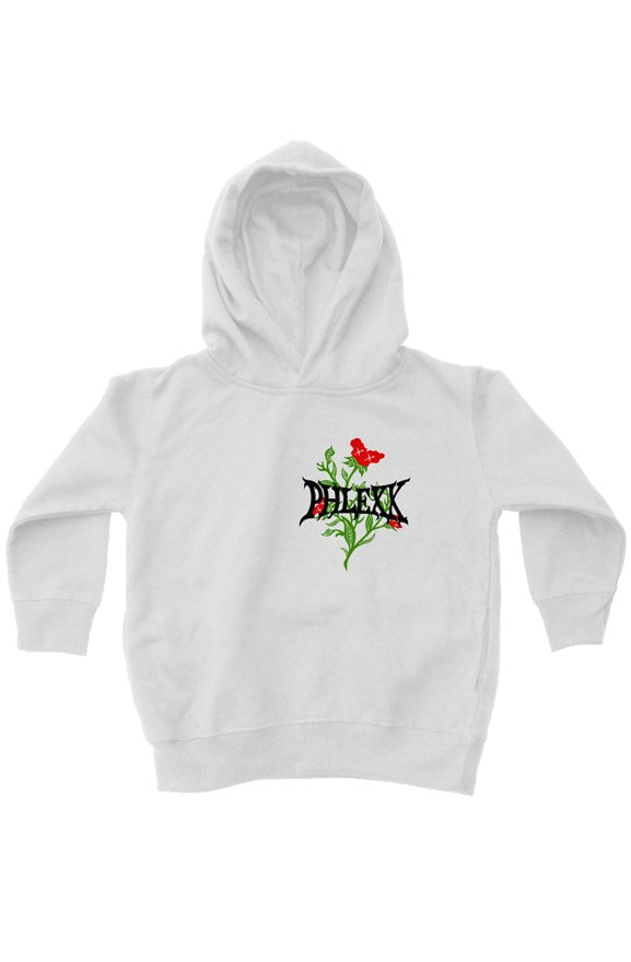 White "Rose" Kids Hoodie