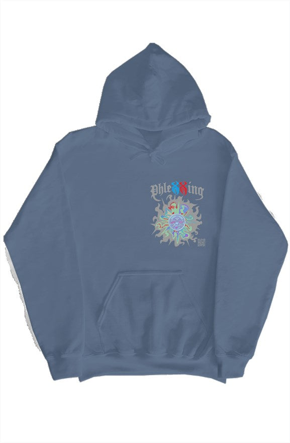 Indigo "Dark Medusa Sun" Hoodie