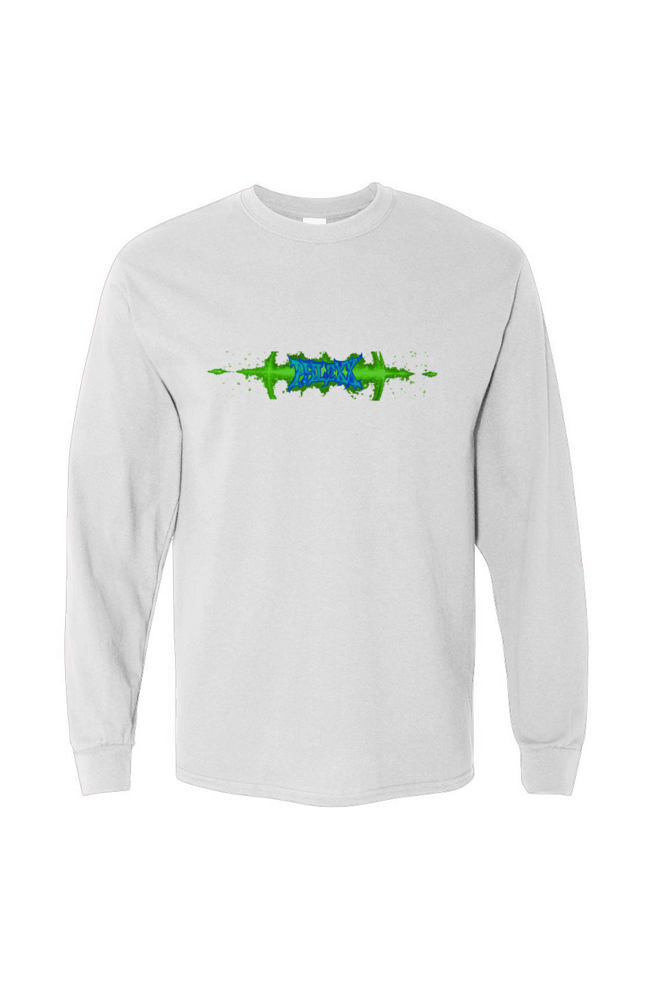 White “ PhlexxWorld “ Long Sleeve Tee