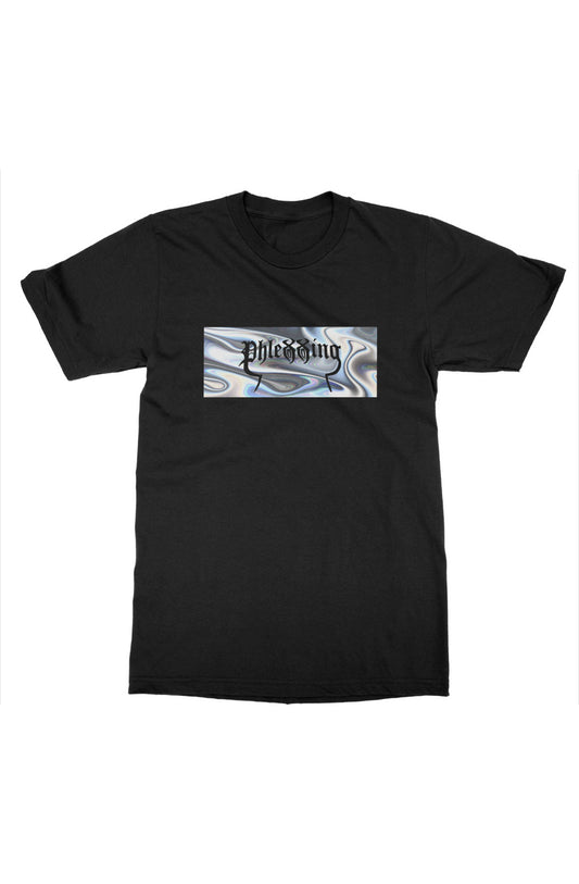 Black “Trippy Swirl” Tee