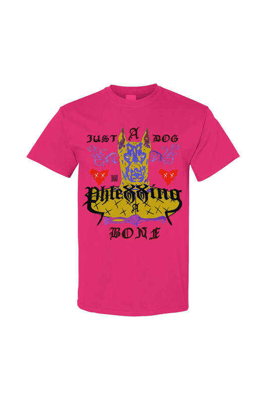 “Pink Phlexxing a Bone Tee”