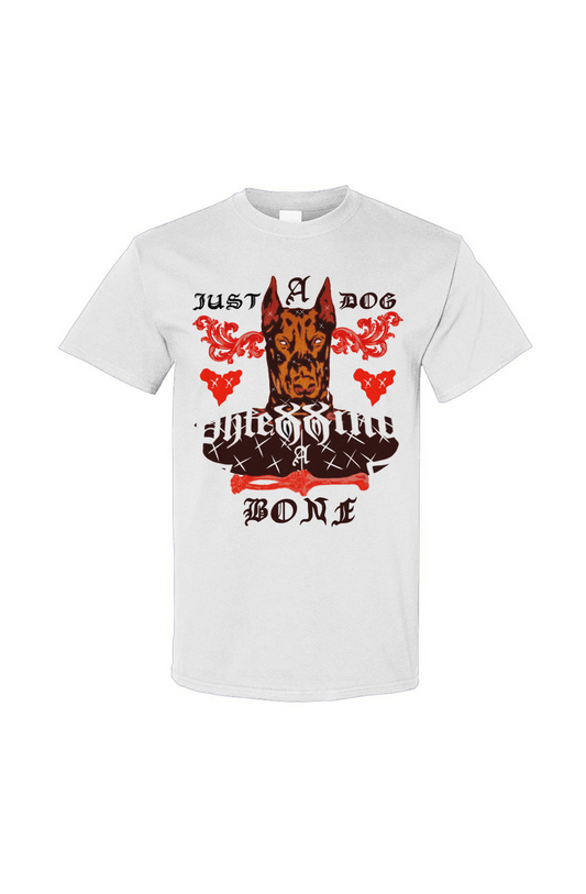 “White Phlexxing a Bone Tee”