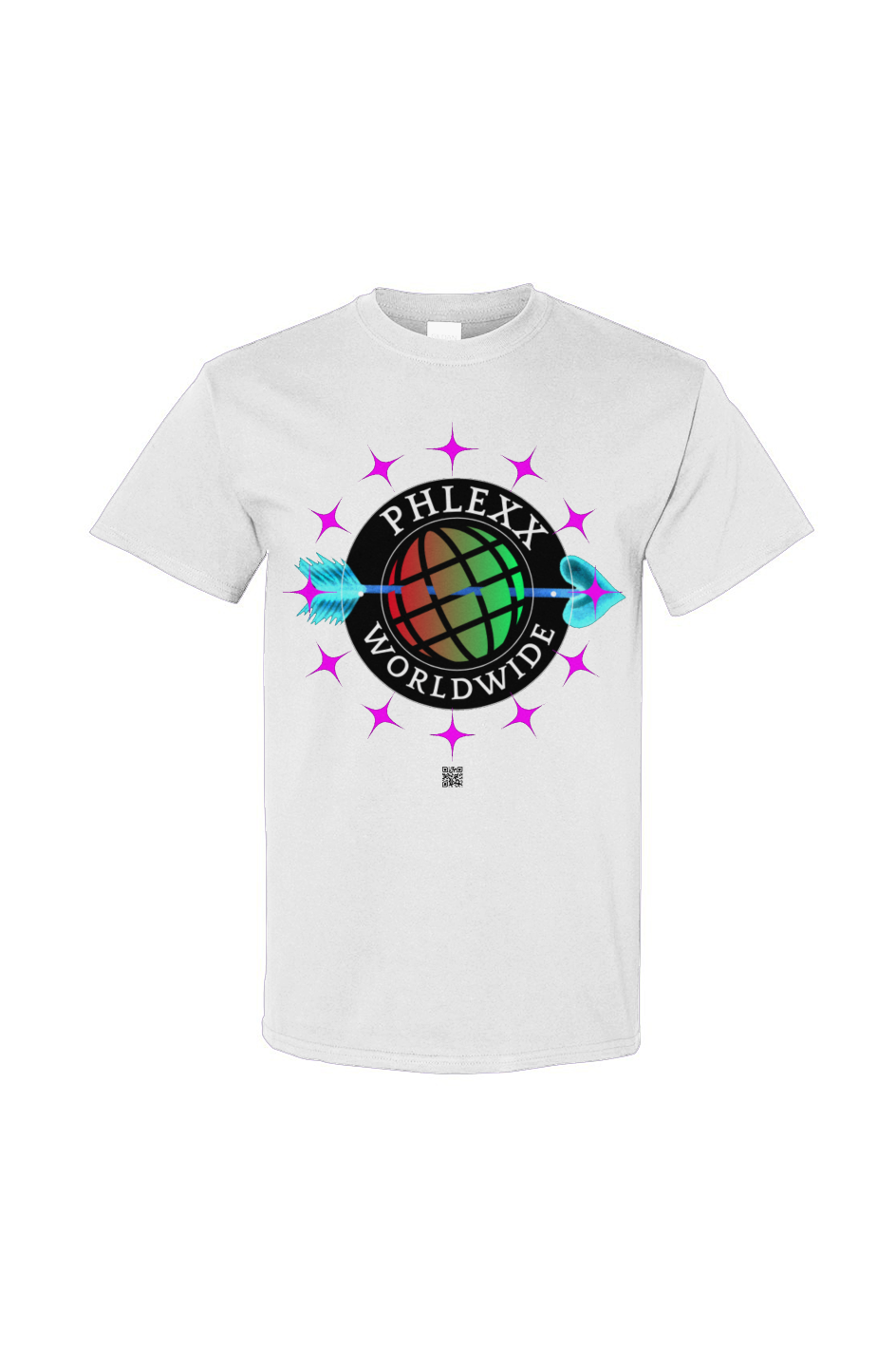 “White Phlexx Worldwide Tee”