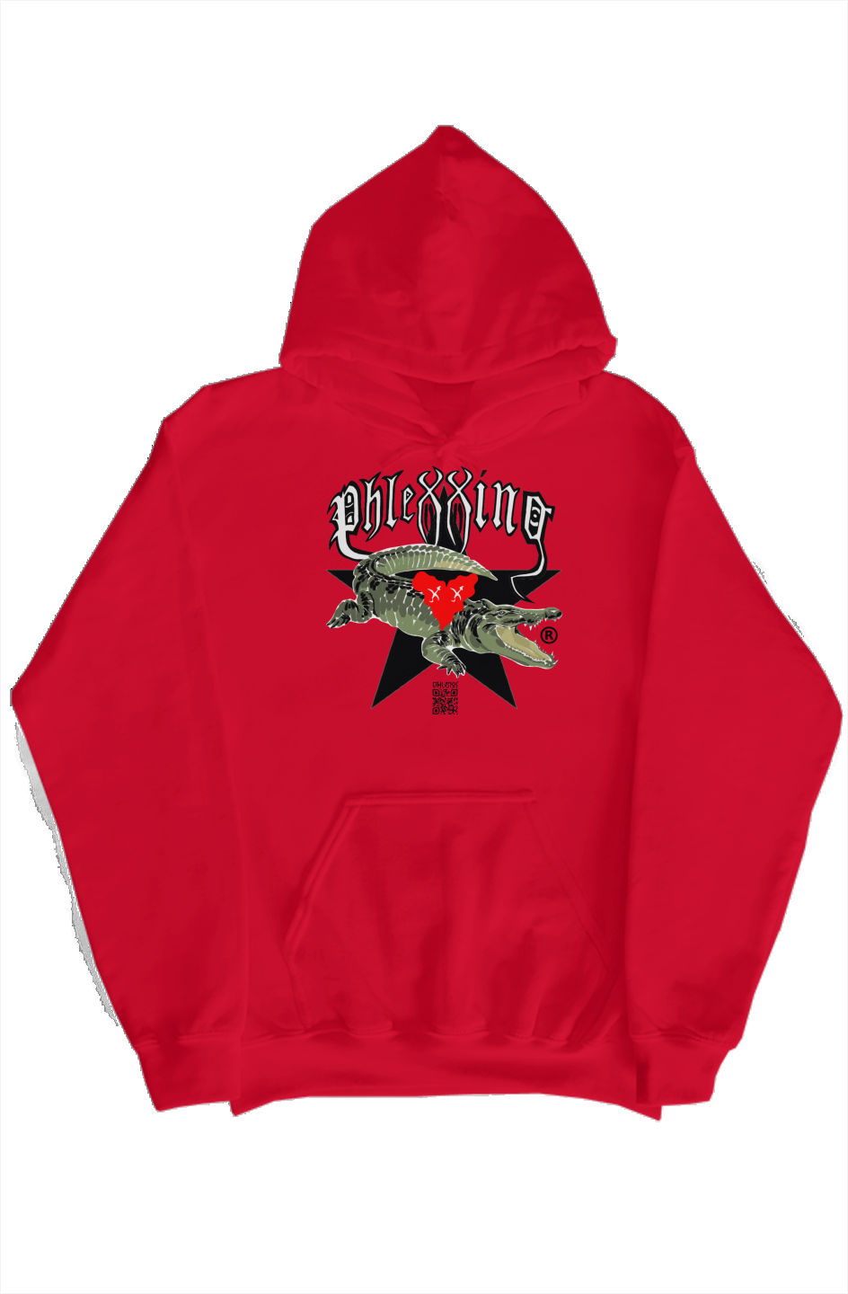 Red “Bayou Gator” Hoodie