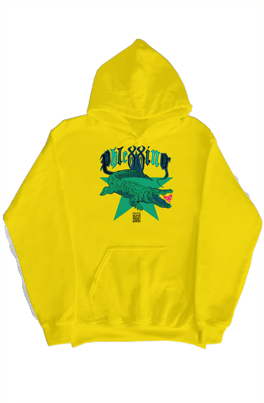Yellow “Bayou Gator” Hoodie 