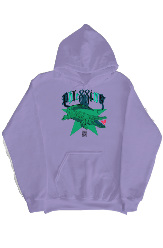 Purple “Bayou Gator” Hoodie 
