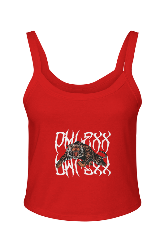 Red “Tigerxx” Spaghetti Strap Tank
