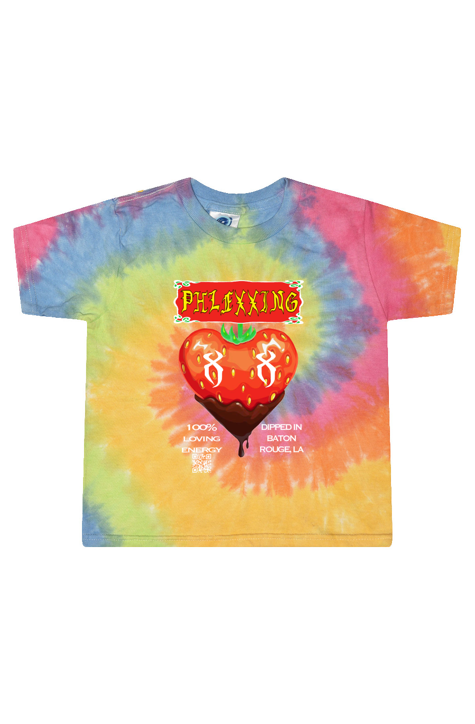 Tie-Dye “Dipped in BR” Crop Tee