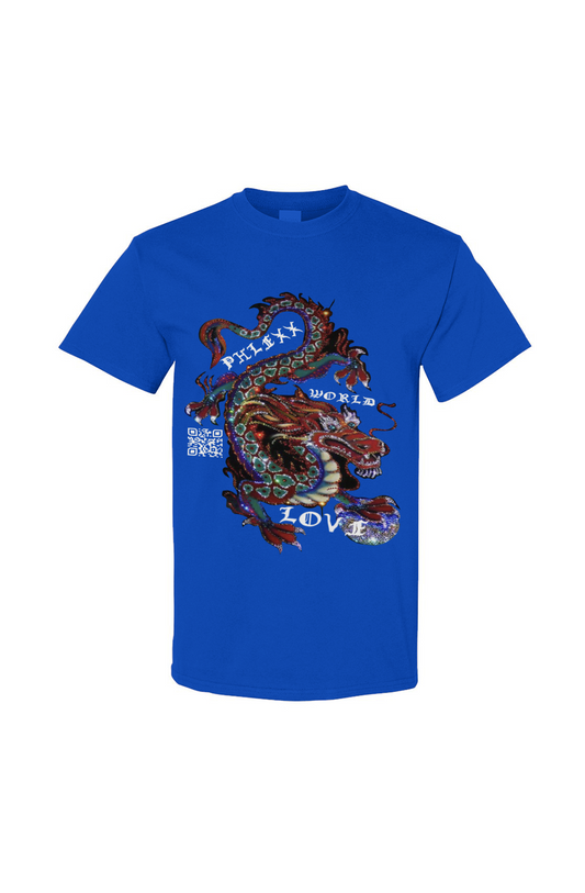 Blue “Love Dragon” Tee