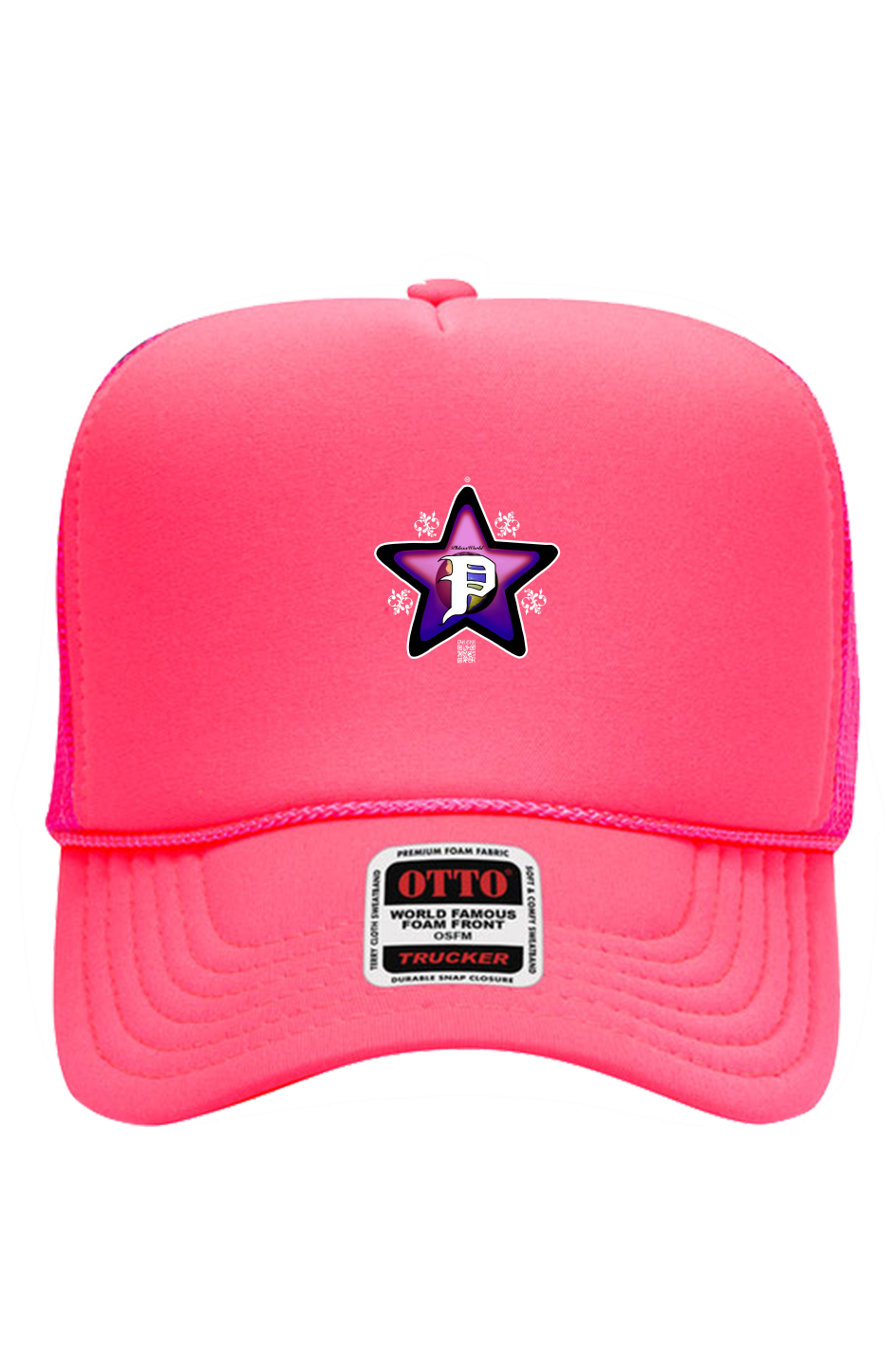 Pink “PhlexxStar” 5 Panel Trucker Cap