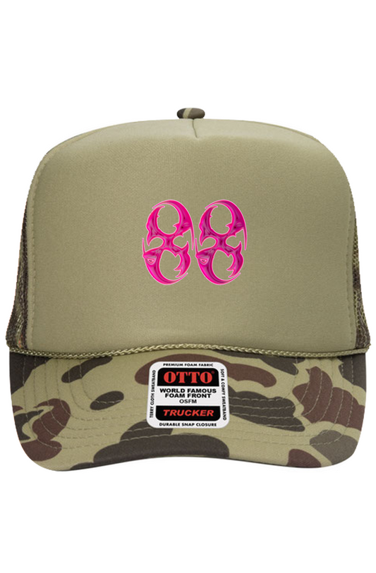Camo “XX” 5 Panel Trucker Cap 
