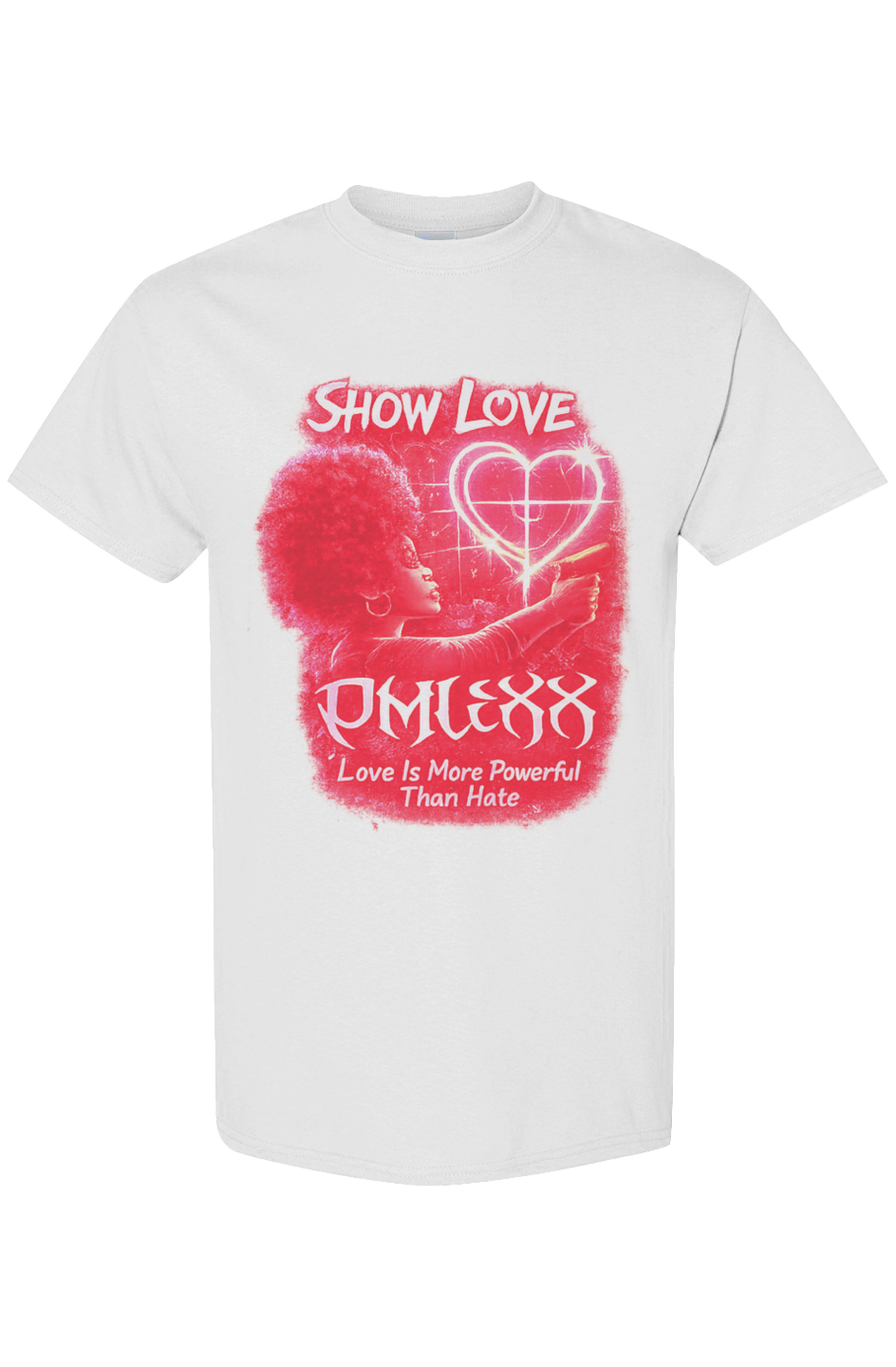 White “Show Love” Tee